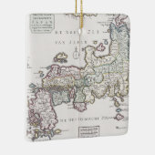 日本| 1769年の旧式な地図 セラミックオーナメント (右)