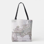 日本| 1769年の旧式な地図 トートバッグ (裏面)