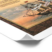 「日本：1984年歴史地図… ポスター (角)