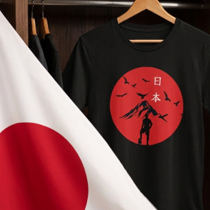 日本 2026 サムライ サッカー グラフィックTシャツ Tシャツ