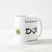 日本DJOマグのあなた及び私 コーヒーマグカップ (正面右)
