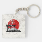 日本ID153の国旗と記号 キーホルダー (裏面)