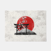 日本ID153の国旗と記号 ドアマット (正面)