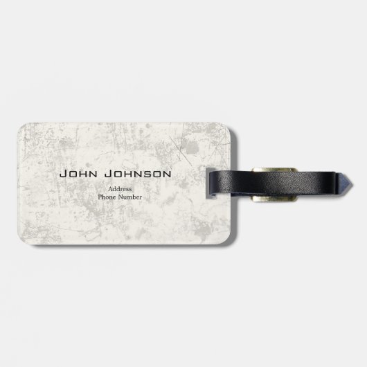 日本ID153の国旗と記号 ラゲッジタグ (裏面横)