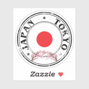 日本TokyoSealノートブックシール丸旗 シール