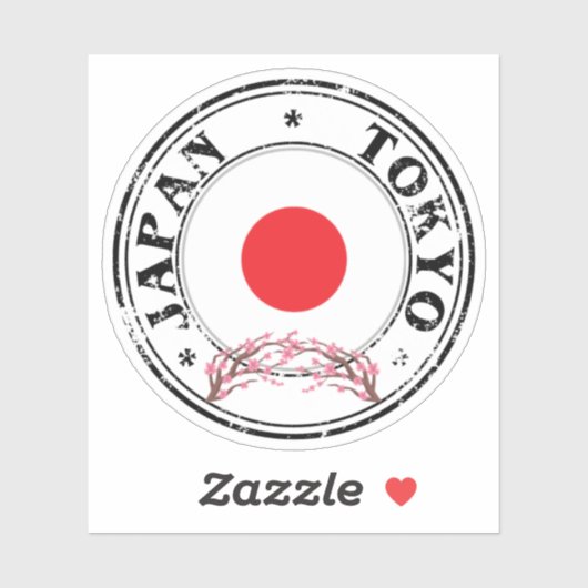 日本TokyoSealノートブックシール丸旗 シール (シート)
