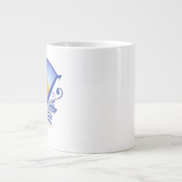 日来の出鮮やか図 ジャンボコーヒーマグカップ