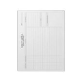 日次タスクのメモ帳 ノートパッド (回転)