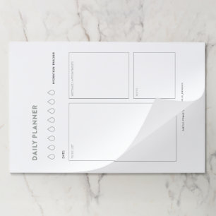 日次プランナースケジュールをリストの日次構成表に設定 ペーパーパッド