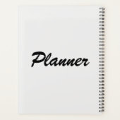 日次プランナー供給カレンダプランナー プランナー手帳 (裏面)