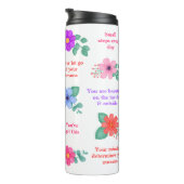 日次リマインダ前向きーやる気を起こさせる引用文 タンブラー (回転右)