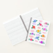 日次リマインダ前向きーやる気を起こさせる引用文 ノートブック (内部)