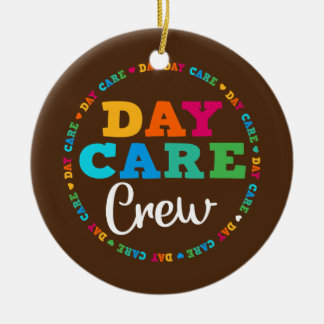 日気に乗組学校育児プロバイダチーム セラミックオーナメント
