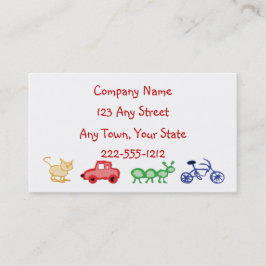 日気に又は保育士センターの名刺 名刺