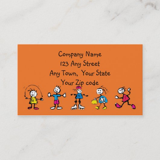 日気に気に子・先生 名刺 (正面)