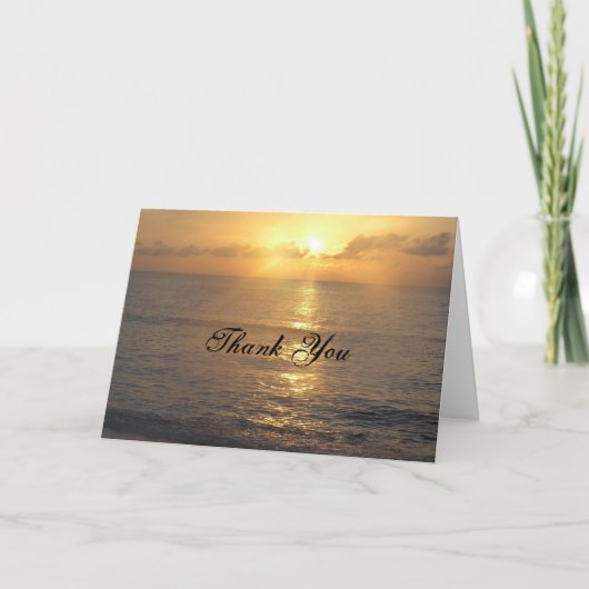日没ありがとう サンキューカード (正面)