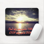 日没およびやる気を起こさせるな引用文 マウスパッド (マウス)