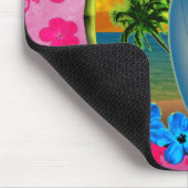 日没およびサーフボード マウスパッド (コーナー)