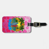 日没およびサーフボード ラゲッジタグ (正面横)