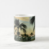 日没および熱帯木 コーヒーマグカップ (中央)