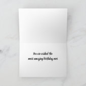 日没から日没*ハッピーバースデーシスター*カード カード (内部)