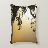 日没から木へII熱帯写真 アクセントクッション (正面(垂直))