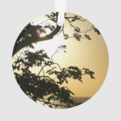 日没から木へII熱帯写真 オーナメント (裏面)