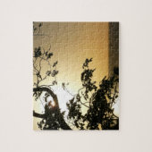 日没から木へII熱帯写真 ジグソーパズル (縦)