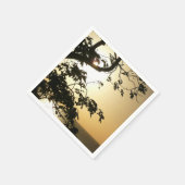 日没から木へII熱帯写真 スタンダードカクテルナプキン (角)