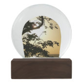 日没から木へII熱帯写真 スノーグローブ (裏面)