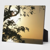 日没から木へII熱帯写真 フォトプラーク (側面)