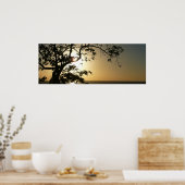 日没から木へII熱帯写真 ポスター (キッチン)