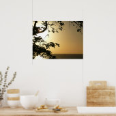 日没から木へII熱帯写真 ポスター (キッチン)