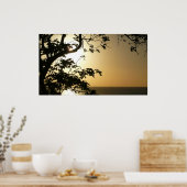 日没から木へII熱帯写真 ポスター (キッチン)