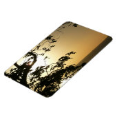 日没から木へII熱帯写真 マグネット (左側)