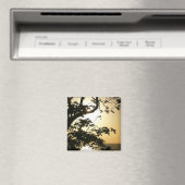 日没から木へII熱帯写真 マグネット (インサイチュ (食洗機))