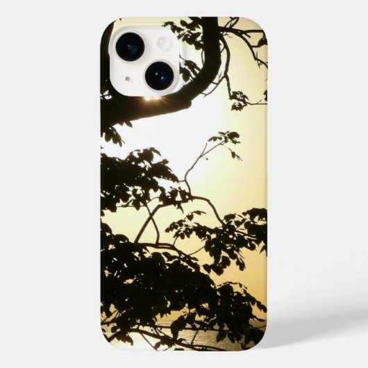 日没から木へII熱帯写真 Case-Mate iPhoneケース (裏面)