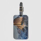 日没であなたの一流の|半分のドームを加えて下さい ラゲッジタグ (正面縦)