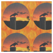 日没でクロウv1 ファブリック (クローズアップ)