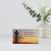 日没で味方力の十字を個人化して2下さい 名刺 (スタンド正面)