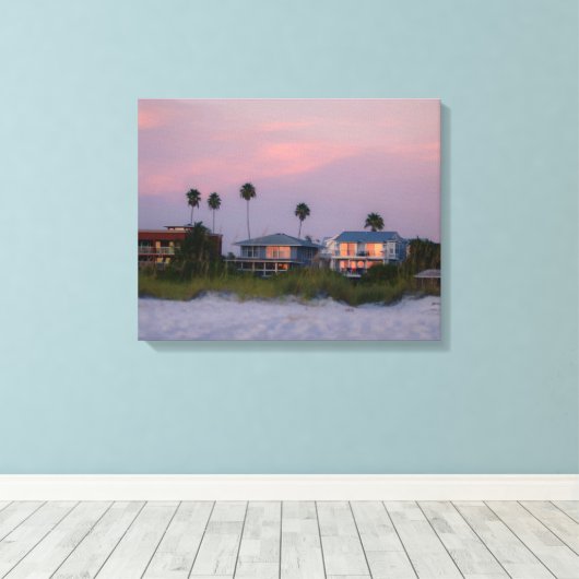 日没で歩く キャンバスプリント (インサイチュ (ウッドフロア))