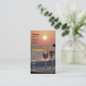 日没で注ぐこと 名刺 (スタンド正面)