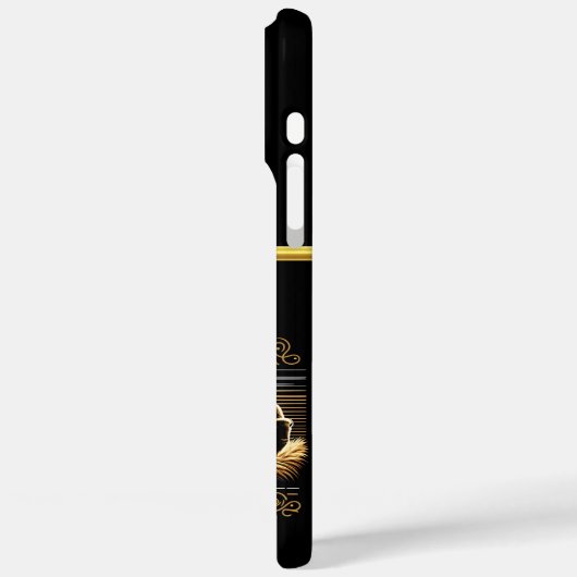 日没で群れを成すバイソン農家 Case-Mate iPhoneケース (裏面 / 左)