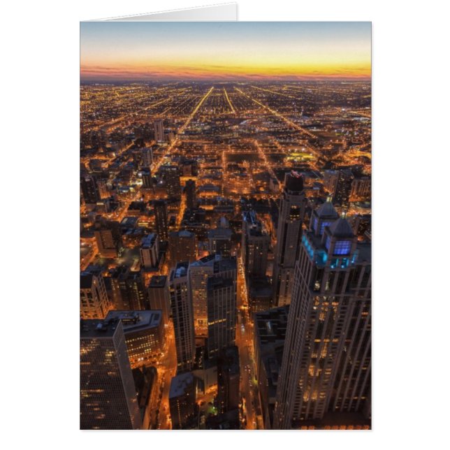 日没で都心のシカゴ (正面)