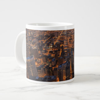 日没で都心のシカゴ ジャンボコーヒーマグカップ