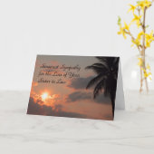 日没と義理の姉妹の見舞いカード カード (黄色い花)