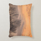 日没と裸木立アクセント枕 アクセントクッション (正面(垂直))