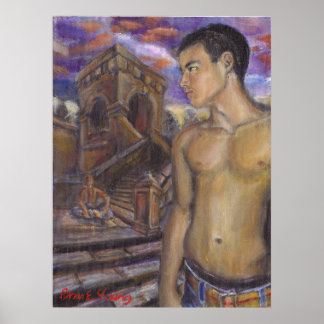 日没と階段 ポスター