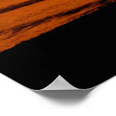 日没におもしろいを持つ ポスター (角)