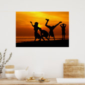 日没におもしろいを持つ ポスター (キッチン)